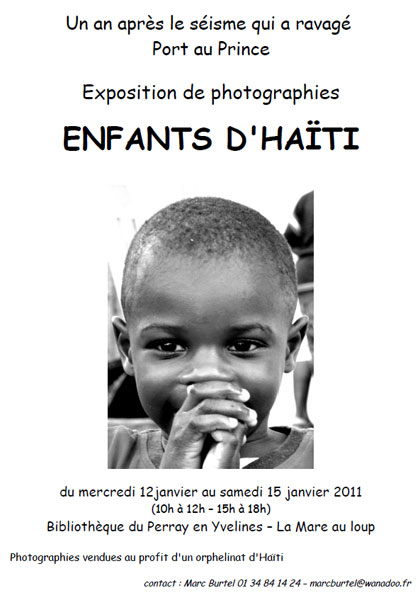 Enfants d'Haïti, expo photos