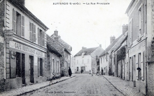 Auffargis rue principale, 1913