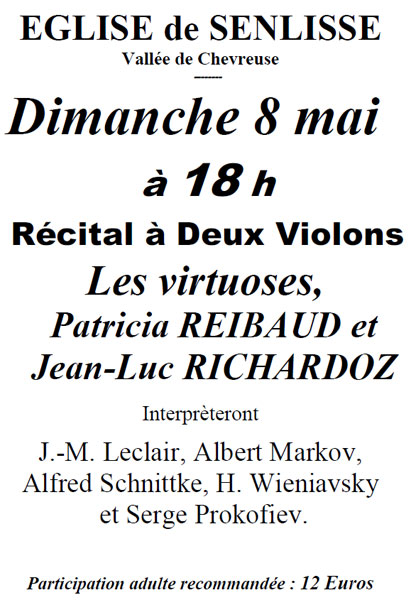 8 mai 2001, concert, Senlisse
