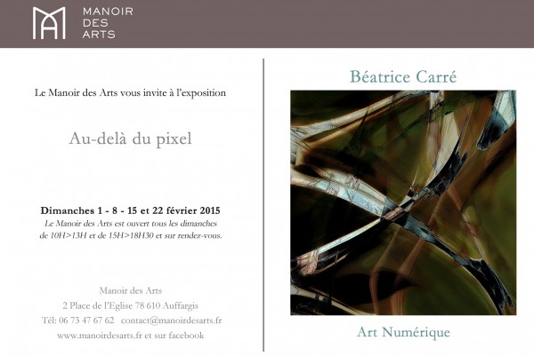 E-flyer expo Béatrice Carré