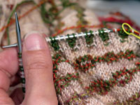 Atelier tricot du 14 octobre et suite